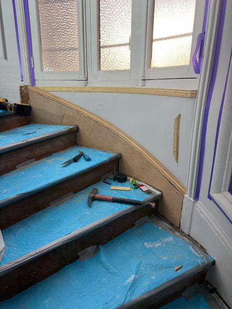 Remplacement des bois en applique